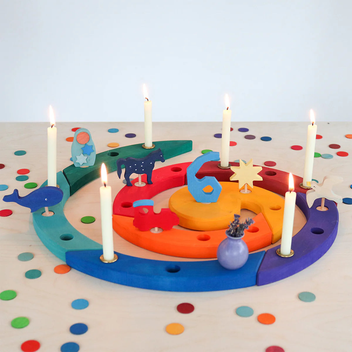 Festtagsspirale Bunt