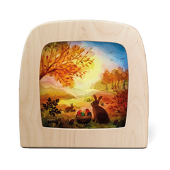 Lichterkarte - Osterkorb - Vogel Geluk