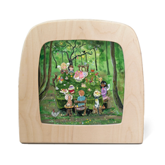 Lichterkarte - Teeparty im Wald