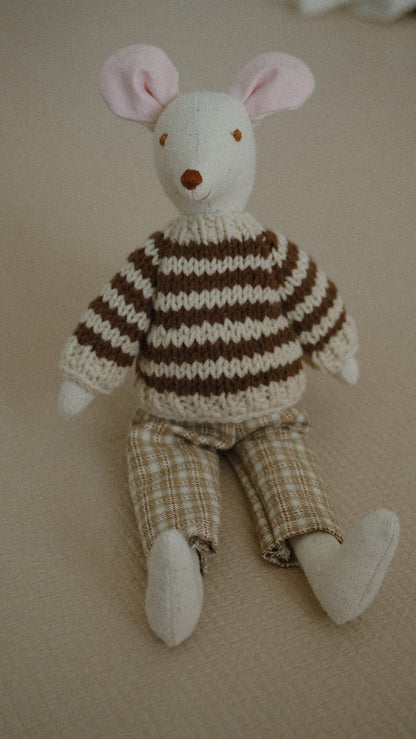 Glücksbub Mäuse Papa - Handgemachte Stoffmäuse