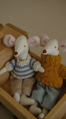 Glücksbub Mäusebub - Handgemachte Stoffmäuse