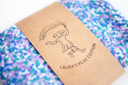 LAURAS PLAY COTTON Spieletuch Confetti Cool