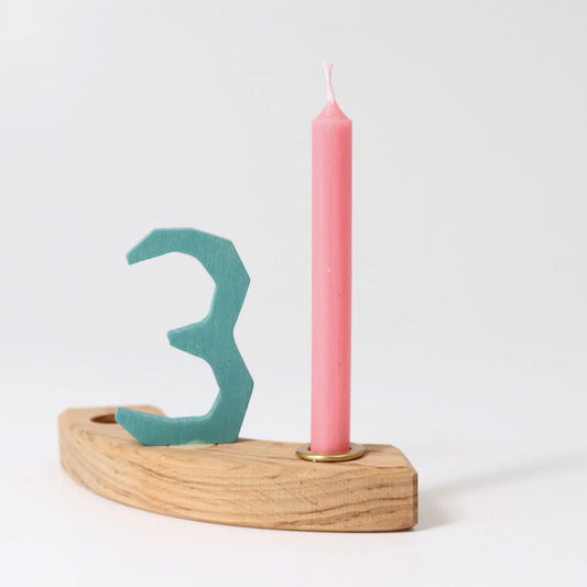 Altrosa Bienenwachs-Kerzen (10%) 12 STK.