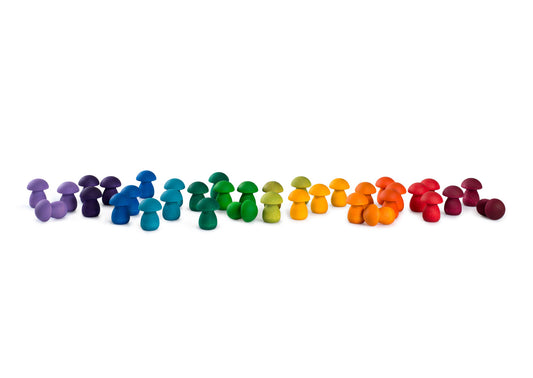 Grapat Mandala - Rainbow Mushrooms - Regenbogen-Pilze