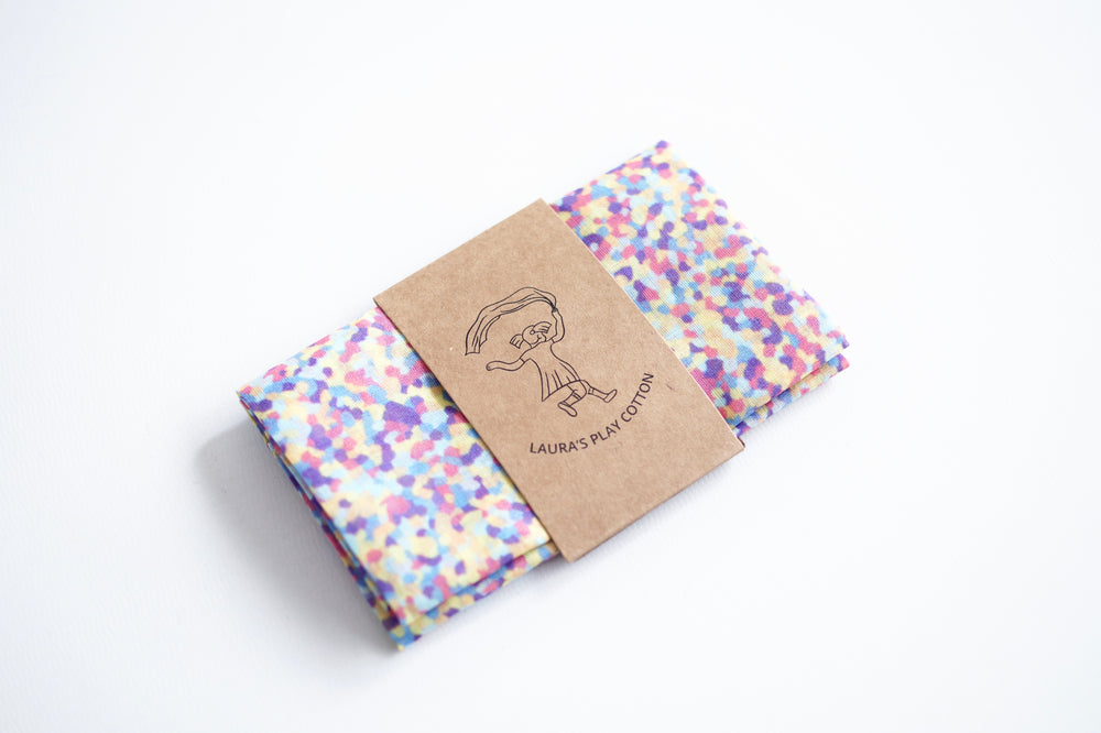 LAURAS PLAY COTTON Spieletuch Confetti Pastell