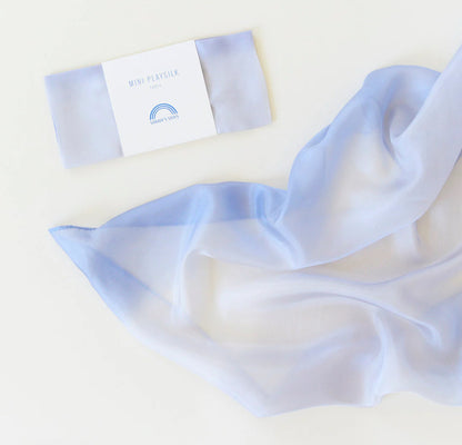 Mini Earth Playsilks - Waldorfspielzeug aus 100% Seide mit offenem Ende