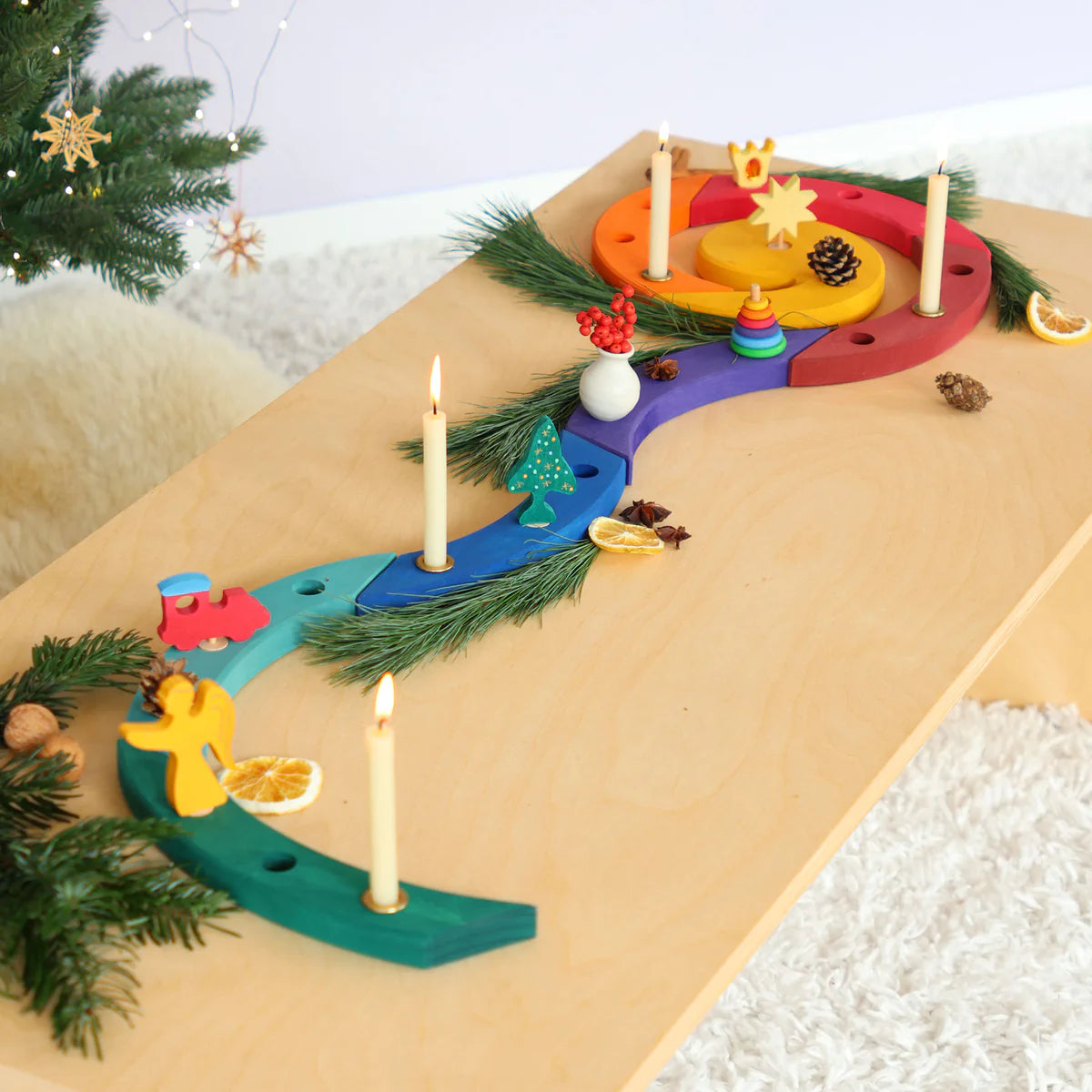 Festtagsspirale Bunt