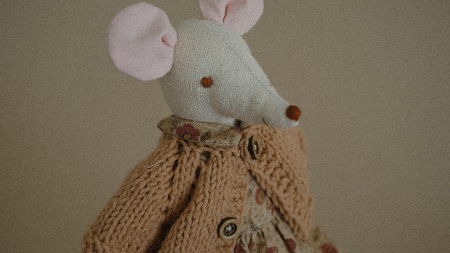 Glücksbub Mäuse Mama - Handgemachte Stoffmäuse