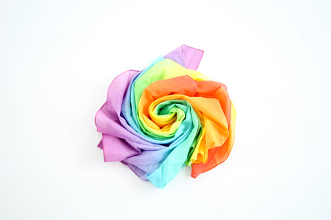 LAURAS PLAY COTTON Spieletuch Pastell Rainbow