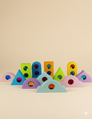 Funkeldächer in Pastell · 12 Teile