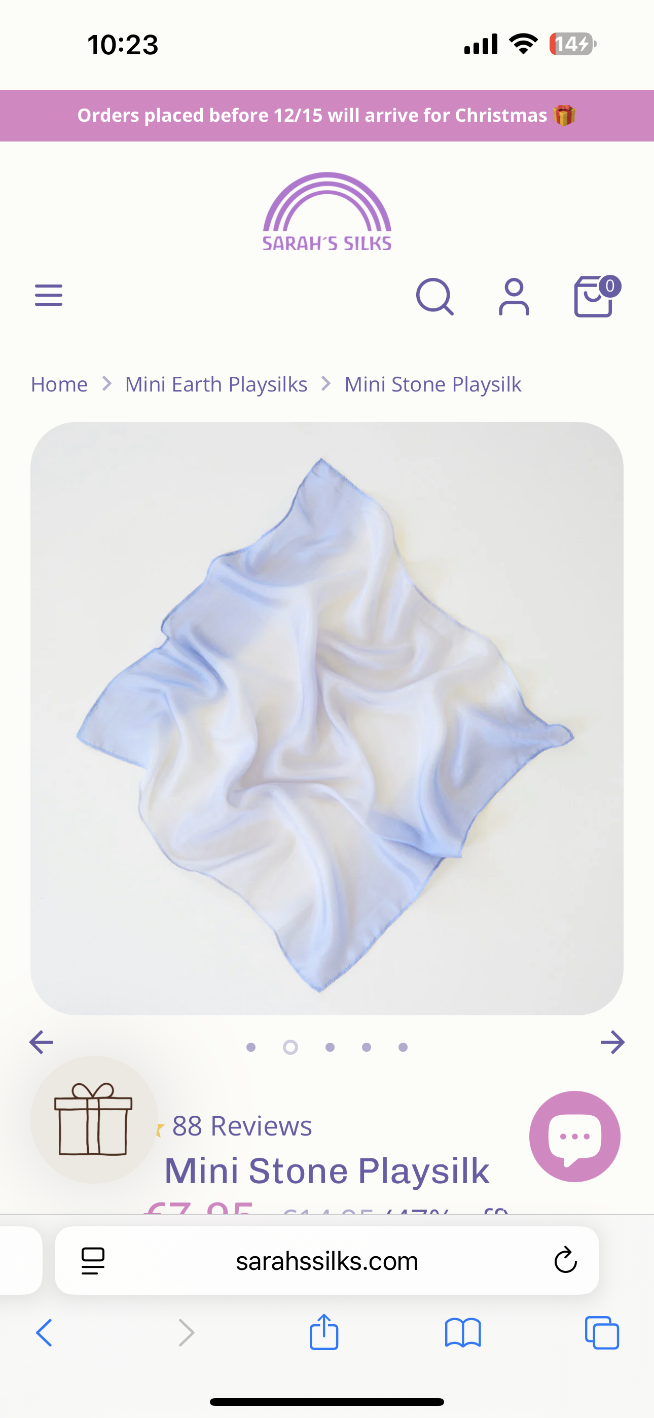 Mini Earth Playsilks - Waldorfspielzeug aus 100% Seide mit offenem Ende