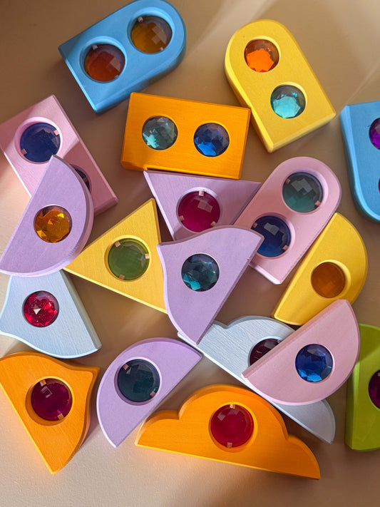 Märchenfenster in Pastell · 12 Teile