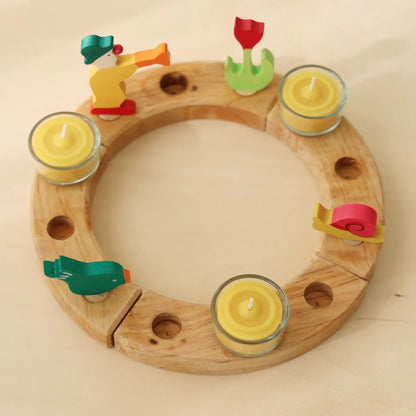 Grimms Teelichthalter aus Glas 5 Stück