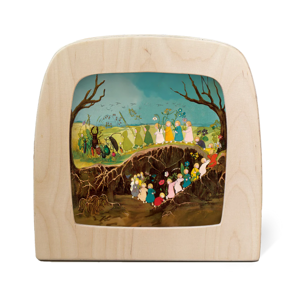 Lichterkarte - Etwas von den Wurzelkindern - Frühling