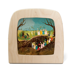 Lichterkarte - Etwas von den Wurzelkindern - Frühling