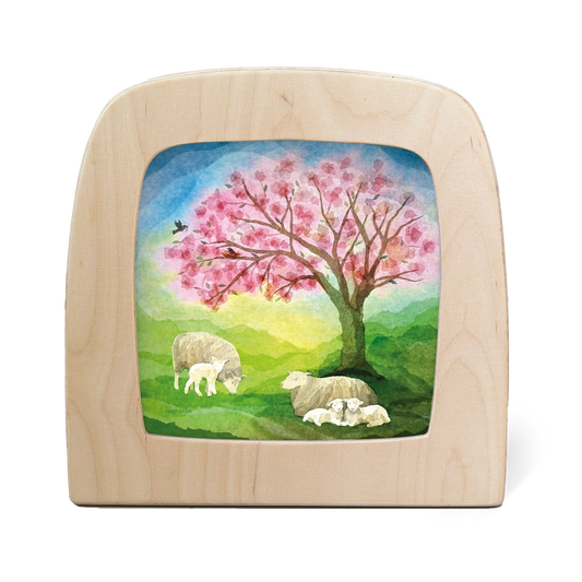 Lichterkarte - Kleine Lämmer - Vogel Geluk