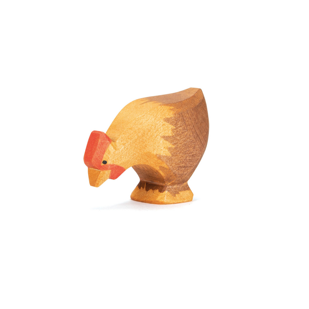 Ostheimer Huhn braun pickend