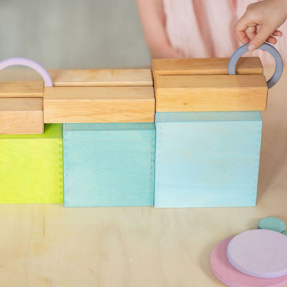Konzentrische Kreise und Ringe Pastell