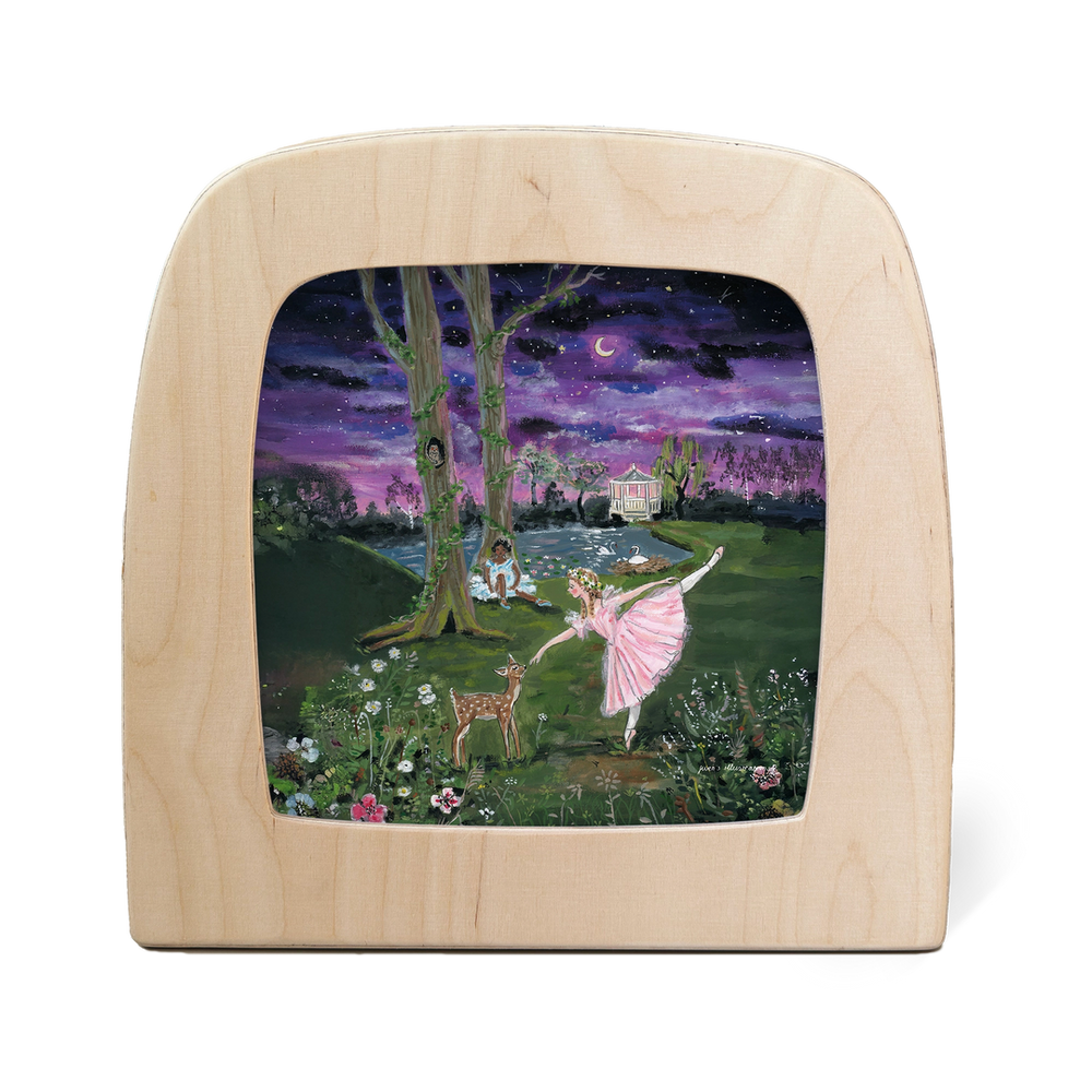Lichterkarte - Mondlicht Ballerina von Gwen‘s Illustrations