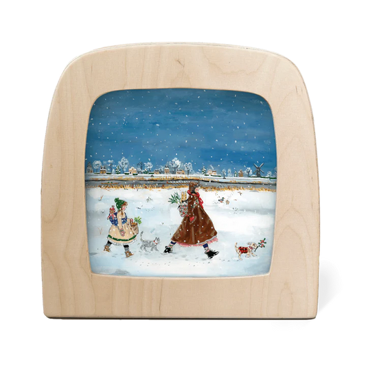 Lichterkarte - Winterspaziergang - Gwens Illustrations