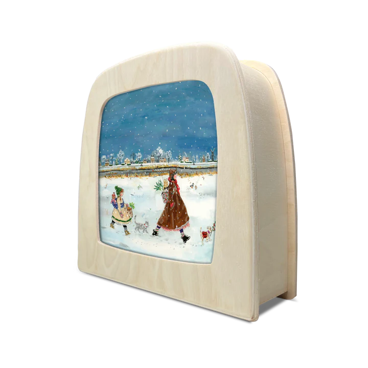 Lichterkarte - Winterspaziergang - Gwens Illustrations