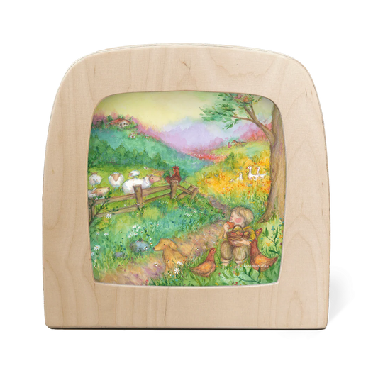 Lichterkarte - Hofleben - Anne Illustrations