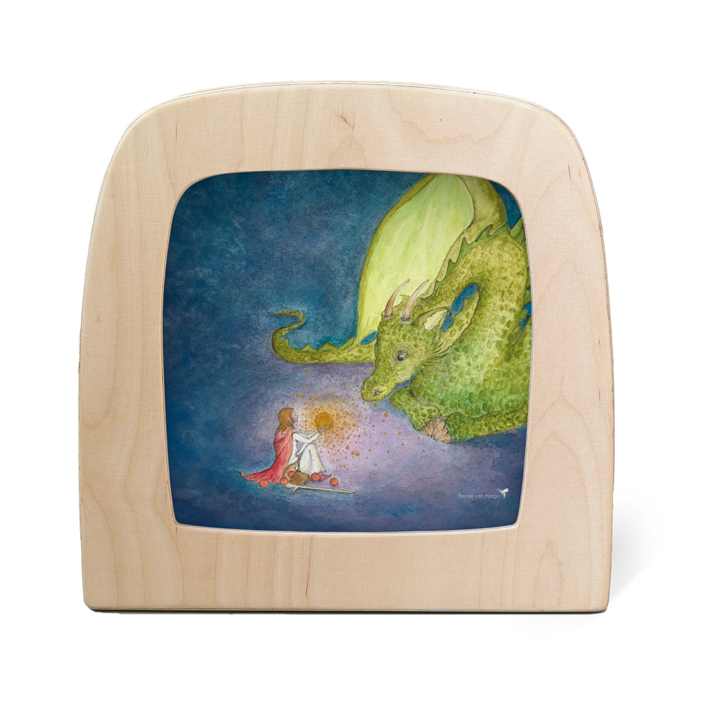 Lichterkarte - Kleiner Drache - Eentje van Margo