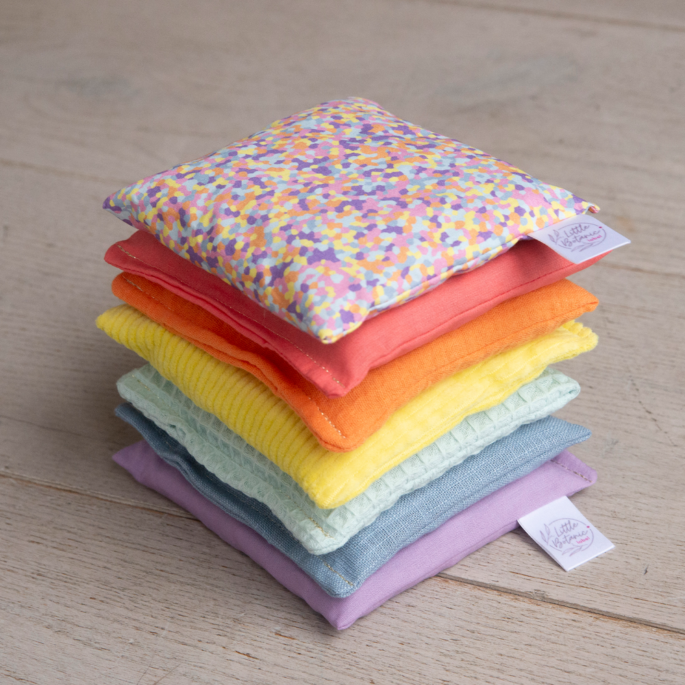 Little Botanic Label - Sensorische Kissen Pastellfarben + Confetti Pastel