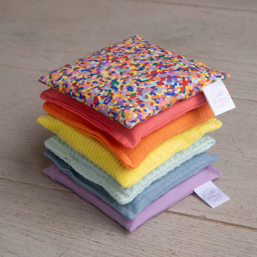 Little Botanic Label - Sensorische Kissen Pastellfarben + Super Confetti