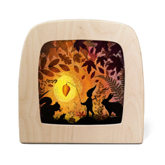 Lichterkarte - Kleine Laterne - Vogel Geluk