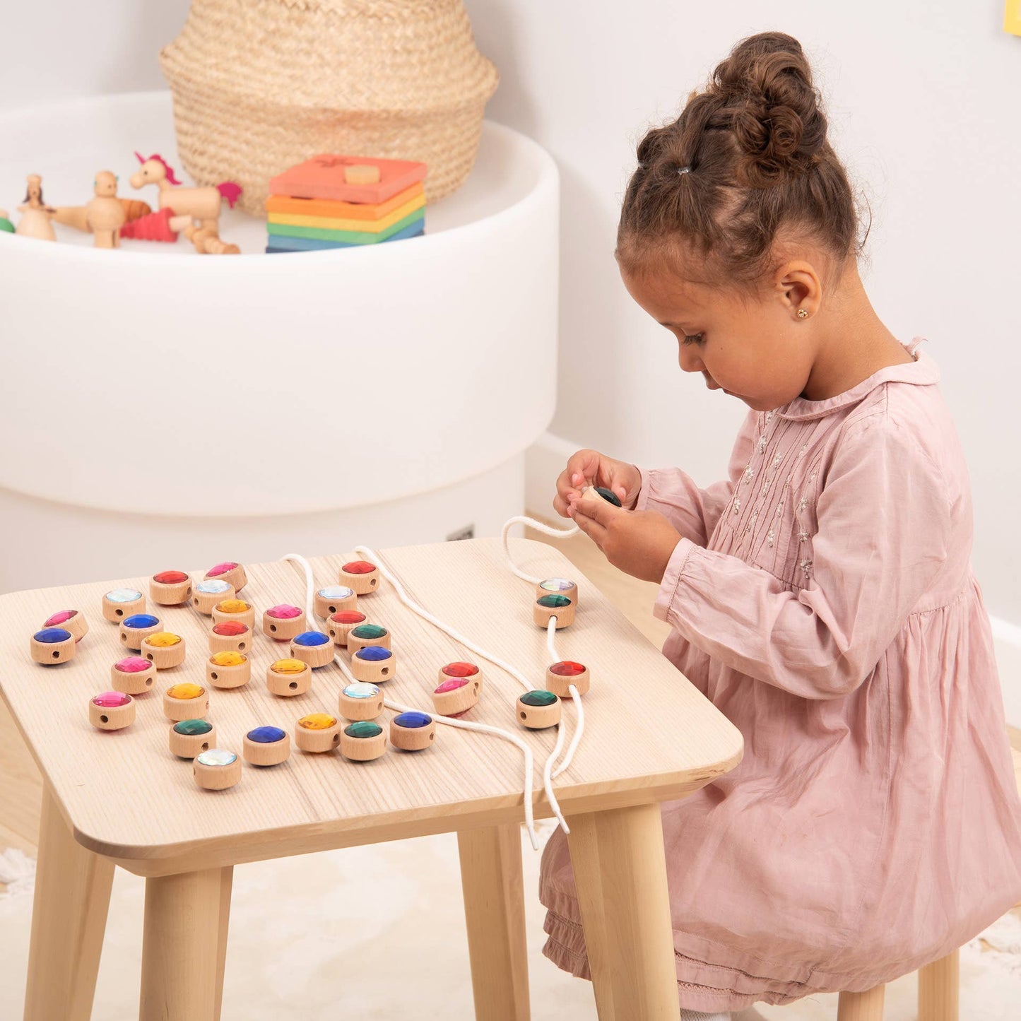 Tickit Holzfädelperlen