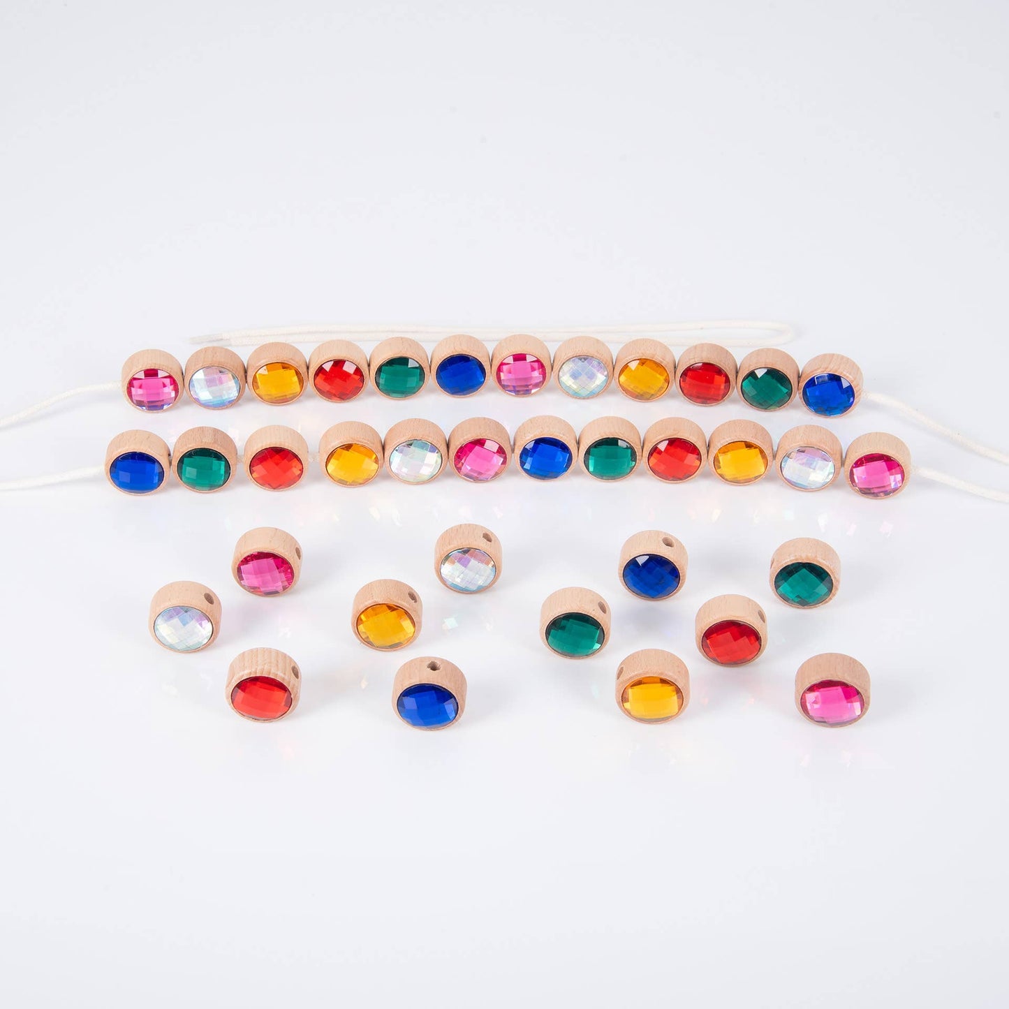 Tickit Holzfädelperlen