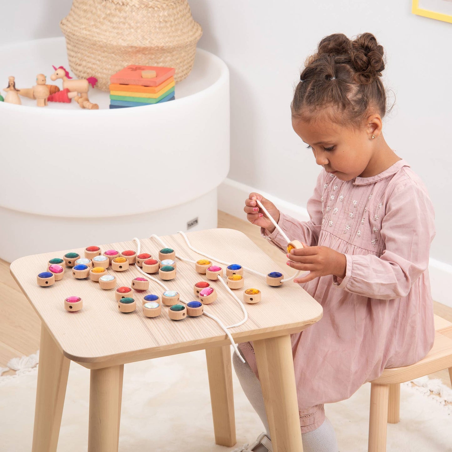 Tickit Holzfädelperlen