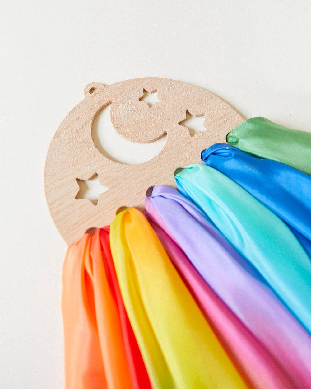 Sternaufsteller aus Holz für Playsilks, Waldorf Toys