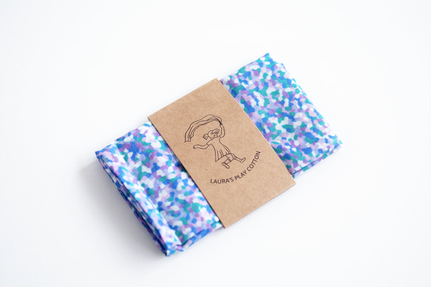 LAURAS PLAY COTTON Spieletuch Confetti Cool